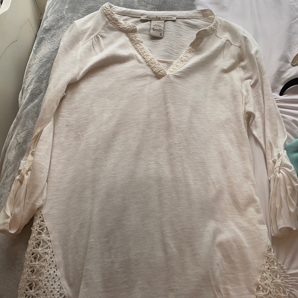 White cotton shirt